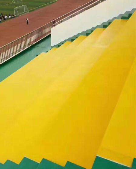 宜章球场台阶翻新修补改造
